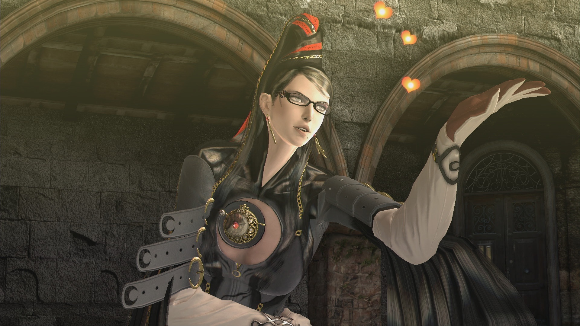 Regalfoto von Bayonetta