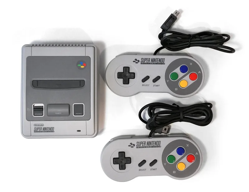 Regalfoto von Super Nintendo (SNES)